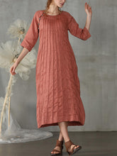 Load image into Gallery viewer, Ladies Fashion Casual Loose Solid Color Dress
