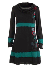 Load image into Gallery viewer, Printed Waist Slim Fit Women's Casual Dress
