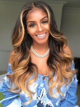 Load image into Gallery viewer, Gradient Mixed Color Big Wave Wig
