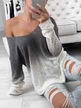 Load image into Gallery viewer, Deep V-Neck Color Matching Fashion Women's Top
