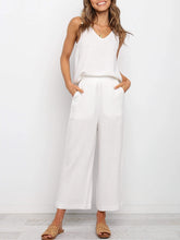 Load image into Gallery viewer, Casual Cotton And Linen Vest Women's Suit
