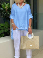 Load image into Gallery viewer, Cotton And Linen Casual Long Sleeves Women's Suits

