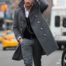 Load image into Gallery viewer, Men's Fashion Woolen Double-Breasted Warm Coat
