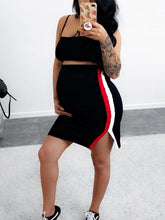 Load image into Gallery viewer, Maternity Sexy Sling Stripes Bodycon Dress
