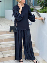 Load image into Gallery viewer, Plus Size Loose Round Neck Casual Women's Suit
