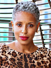 Load image into Gallery viewer, Gray Personality Small Curly Short Wig
