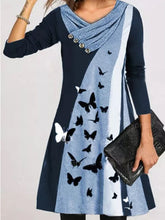Load image into Gallery viewer, Ladies Fashion Casual Loose Printed Dress
