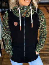 Load image into Gallery viewer, Camouflage Print Long Sleeve Casual Women's Coat
