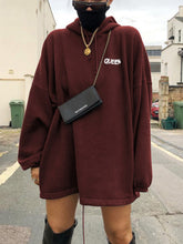 Load image into Gallery viewer, Hooded Sports Casual Loose Women's Tops
