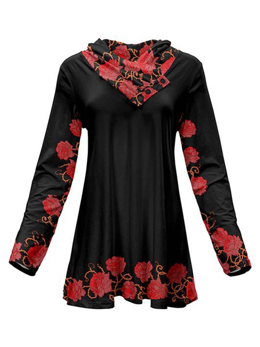 Printed Long Sleeve Top