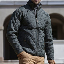 Load image into Gallery viewer, Fall/winter Fashion Stand-up Collar Zipper Men's Padded Jacket
