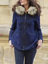 Load image into Gallery viewer, Autumn and Winter Fashion Fur Collar Ladies Jacket
