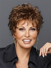 Load image into Gallery viewer, Curly Simple Solid Color Synthetic Short Wig
