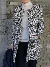 Load image into Gallery viewer, Fashionable Round Collar Single Breasted Lady's Jacket

