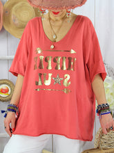 Load image into Gallery viewer, Fashion Casual Letter Printing Women's Top

