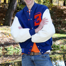 Load image into Gallery viewer, Simple Letters Sports Baseball Uniform Men's Coat
