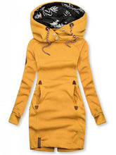 Load image into Gallery viewer, Printed Hooded Sweatshirt Women's Dresses
