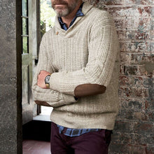 Load image into Gallery viewer, Casual Patchwork Knitted Men's Sweaters
