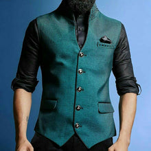 Load image into Gallery viewer, Business Suit Single Breaste Men's Vests
