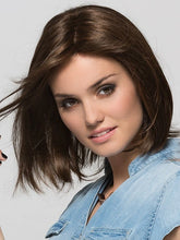 Load image into Gallery viewer, Brown Fashion Center Split Rose Net Wig
