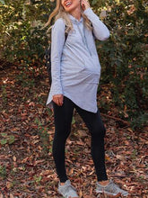 Load image into Gallery viewer, Hooded Casual Loose Maternity Sweater
