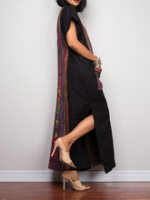 Load image into Gallery viewer, Ethnic Style Retro Print V-neck Dress
