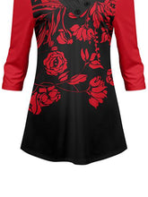 Load image into Gallery viewer, Fashion Printed High Neck Long Sleeve Ladies Blouse
