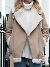 Load image into Gallery viewer, Fashion Lapel Plus Velvet Ladies Jacket
