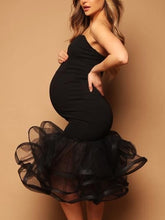 Load image into Gallery viewer, Fashion Sexy Solid Color Photo Dress For Pregnant Women
