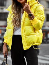 Load image into Gallery viewer, Fashion Short Warm Hooded Cotton Jacket
