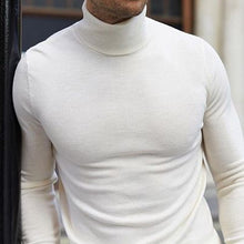 Load image into Gallery viewer, High Neck Knit Everyday Men's Tops
