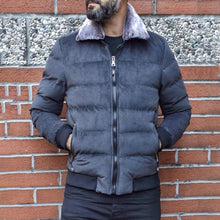 Load image into Gallery viewer, Fur Collar Corduroy Outdoor Men's Jacket
