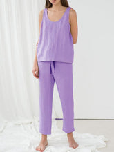 Load image into Gallery viewer, Women's Casual Linen Sleeveless Suit
