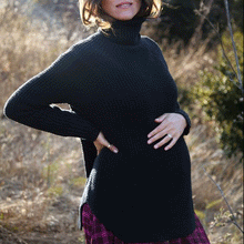Load image into Gallery viewer, High Neck Simple Temperament Fashion MaternityTop
