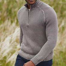 Load image into Gallery viewer, Casual Stand Collar Zipper Sweater For Men
