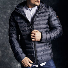 Load image into Gallery viewer, Fashion Casual Hooded Cotton Jacket
