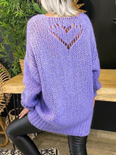 Load image into Gallery viewer, Chunky Knit Crew Neck Sweater Women's Tops
