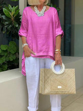 Load image into Gallery viewer, Cotton And Linen Casual Long Sleeves Women's Suits
