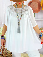 Load image into Gallery viewer, Fashion Casual Loose Hollow Pattern Ladies Blouse
