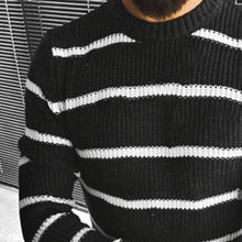 Load image into Gallery viewer, Casual Round Neck Striped Sweater For Men
