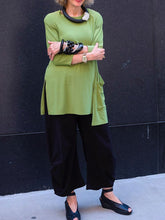 Load image into Gallery viewer, Ladies Fashion Casual Retro Design Top And Cotton Comfortable Pants Three-Piece Suit
