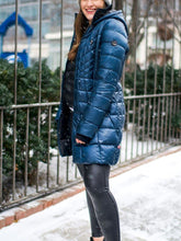 Load image into Gallery viewer, Mid-length Solid Color Cotton Jacket

