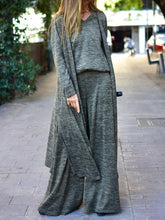 Load image into Gallery viewer, Fashion Knitted Loose Solid Color Ladies Three-piece Suit
