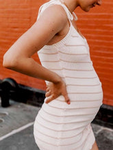 Load image into Gallery viewer, Maternity Wear Sexy Fashion Striped Casual Sling Knitted Dress
