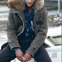 Load image into Gallery viewer, Fall/Winter Men's Stylish Solid Color Hooded Jacket
