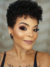 Load image into Gallery viewer, Black Rose Net Small Curls Wig
