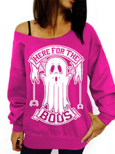 Load image into Gallery viewer, Halloween Devil Print Sweater
