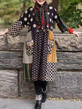 Load image into Gallery viewer, Color Matching Cotton And Linen Thin Section Women's Coat
