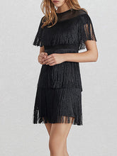 Load image into Gallery viewer, Fashion Fringed Mini Women's Dresses
