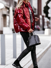 Load image into Gallery viewer, Fashion Warm High-neck Ladies Cotton Jacket
